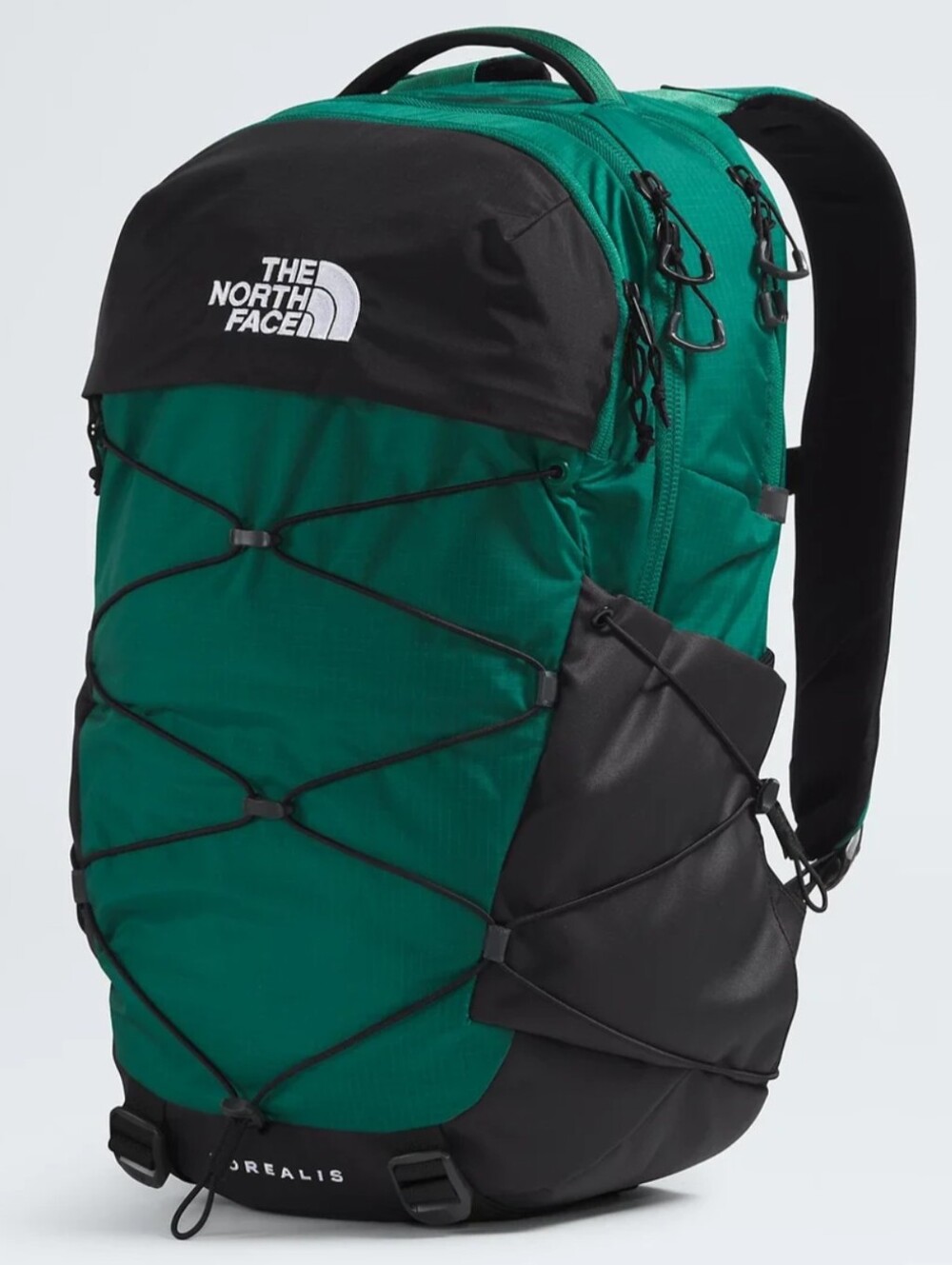 NWT The North Face Unisex Borealis Day Travel Hike Backpack Evergreen/TNF Black